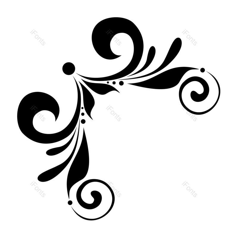 边框图片,花纹元素,图案PNG,黑白免抠素材